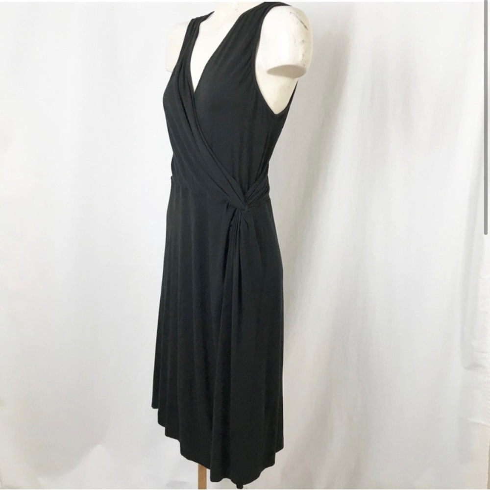 Tommy Bahama surplice side knot Black dress S